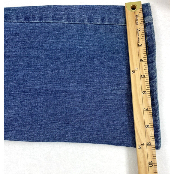 St Johns Bay Jeans Womens Size 14 Medium Wash Denim Bootcut Hi Rise Mom - Picture 10 of 10
